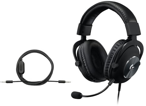 Logitech G Pro X SE Wired Gaming Headset with Microphone: Detachable Microphone, DTS Headphone:X 7.1, for PC, Xbox One, Xbox Series X|S, PS5, PS4, Includes USB DAC - Black