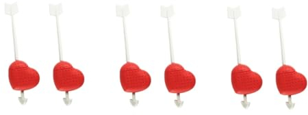 Alipis 6pièces Infuseur à Thé Silicone Forme De Cœur Pour Filtre Réutilisable Et Décoratif Pour Infuser Types De Thé