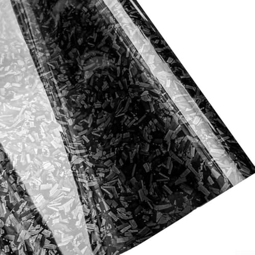 Autofolie, 1 Rolle PET geschmiedete Kohlefaserfolie, Vinyl, Autofolie, 152 x 30 cm, DIY-Dekoteile (grau)