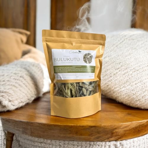 Feuilles de Bulukutu 50g | Tisane Digestive & Soins Féminins | Détox, Relaxation, Transit | Plante Aromatique Naturelle RD Congo | Infusion Chaude ou Froide – Chabaya