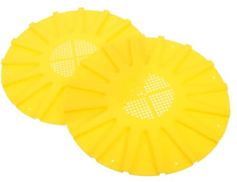 Yardwe 2stücke Bienenfluchtscheibe Aus Kunststoff Für Bienenstocktür Bienenzuchtwerkzeug Mit Kanälen Zur Effizienten Bienentransferierung Wiederverwendbar Und Praktisch Für Imker