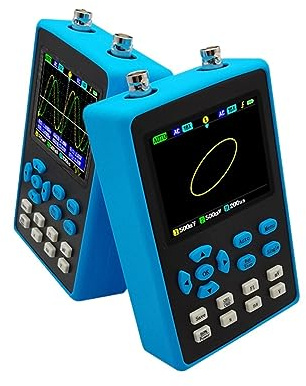 Osciloscopio Osciloscopio Digital portátil de doble canal de ancho de banda de 120M, herramienta de análisis de espectro de sensibilidad Vertical mínima de 10mV Estable y preciso