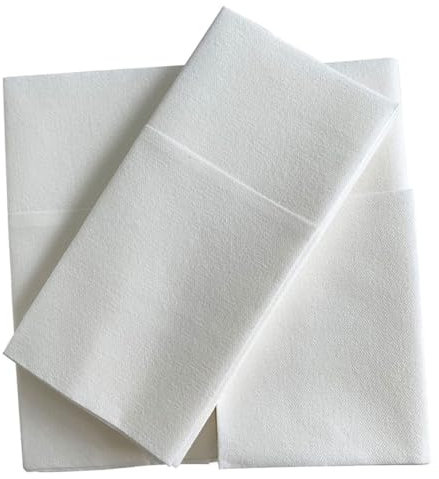 COLLBATH 50pièces Décoration De Table Avec Serviettes à Découper Serviettes Emballage Pour Couverts Et Baguettes Et Papier Emballage De Table