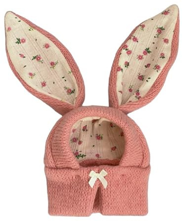 ECMQS Süße Kaninchenohren Formen Für Katze Kleid Auf Lustige Kostüm Haustier Weihnacht Cosplay Warme Kopfbedeckung Hunde Katze Accessoires