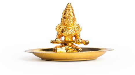 Tarini Gallery Pooja Combo avec petite assiette (Annpoorna Maa avec assiette)