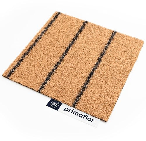 Primaflor Kunstrasen Teak pro 200x100cm | Braun | 12 mm | UV-stabil | wetterfest | wasserdurchlässig | Rasenteppich in Teak-Optik | Bootsdeck Belag und Schiffsdeckbelag | für Balkon und Terrasse
