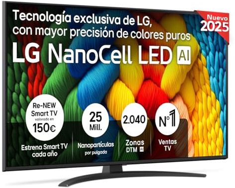 Smart TV LG 50NANO81A6A 4K Ultra HD 50 LED Wi-Fi