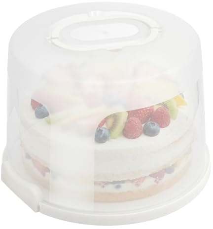 GREENSAPPIRE Kühle Kuchenbox – Isolierte Kuchen Transportbox für runde Kuchen bis 28 cm Ø – inkl. Kühlakku-Fach – Hält Speisen bis zu 3 Stunden frisch & kühl, Transportbox für Kuchens Abdeckung