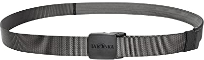 Tatonka Geldgürtel Travel Waistbelt 30mm - Reisegürtel mit verstecktem Geldfach an der Innenseite - 130 cm lang / 3 cm breit (Titan Grey)