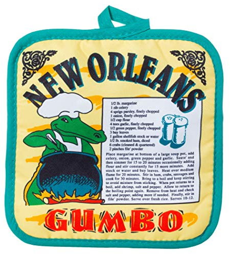 New Orleans Gumbo Recipe Souvenir Pot Holder