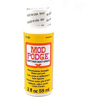 Vintageparts Mod Podge Mat 59 ml (67,63 ?/L) de Vintageparts pour la technique du découpage, les travaux manuels en papier, les projets de découpage, les puzzles