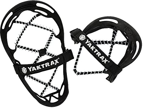 YakTrax Pro Traction Klampen für Schnee und EIS XL schwarz - schwarz
