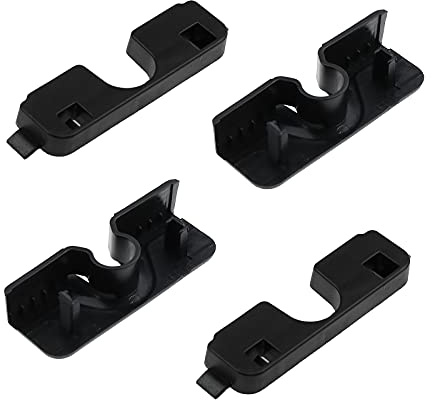EMSea 2 Sets Hutablagen-Clips Kunststoff schwarz 39201660 13301817 2345342 13233544 2345579 kompatibel mit Opel Corsa 2007-2019