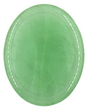 Piedra molesta del pulgar de Cuarzo brillante verde para el tratamiento de la piedra de palma del bolsillo de piedra de cristal - alivia la ansiedad y el estrés