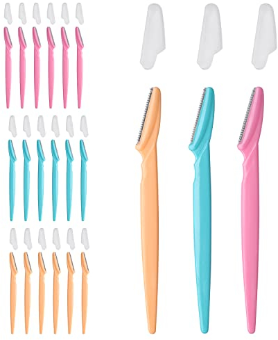 WANBY Augenbraue Rasierer Shaper 18 Stücke Gesichtshaar Entferner Gesichtsrasierer Trimmer Sicherheit Gesichts Peeling Tool für Frauen und Männer