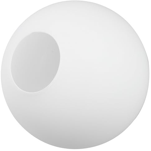 Lurrose Frosted Glass Lampshade 4.7 Inch Spherical White Lamp Shade Replacement for Indoor Ceiling Pendant Light Cover