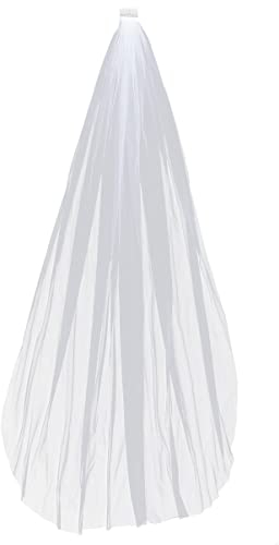 Abaodam Brautschleier Kurz Bodenlang Schleierkamm Für Die Braut Für Braut-accessoires Zufälliger Stil