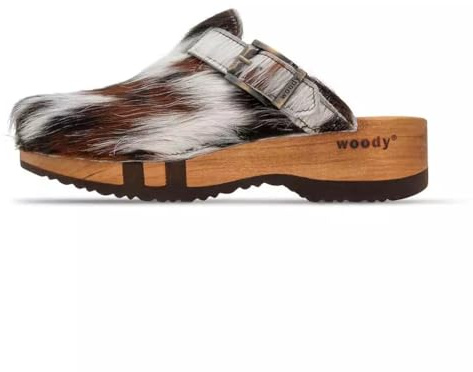 Woody – Klassischer und zuverlässiger Clog Leon mit biegsamer Holzsohle für stabiles und gesundes Gehen