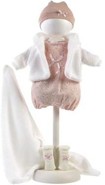 Llorens 1038564 Ropa para muñecas de 35-38 cm, Juego de Ropa con Manta, Accesorios para muñecas