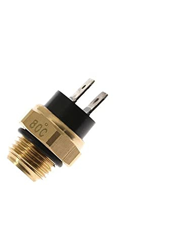 Lenker-Momentschalter Motorrad Elektrische Kühler Lüfter Wassertemperatur Thermostat Schalter Temperatursensor M14/M16*1,5mm Für 200 250 400 450 (Color : M16 80 Degrees)