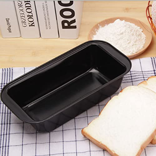 LANTRO JS 3 Pièces Moules à Pain Rectangulaire, Moule a Cake,15 cm Antiadhésif Moule à Toast Avec Poignées Faciles à Saisir, Pain De Viande, Gâteau, Brownies, Ustensiles De Cuisine Polyvalent