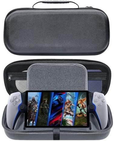 Hesupy for PlayStation Portal Case Storage Bag, EVA Hard Carry Case Protective Cover Shell for PS Portal Gaming Console Protection