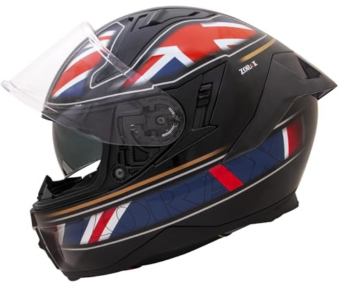 Zorax Hunter Double Visor Full Face Motorcycle Motorbike Helmet ECE2206
