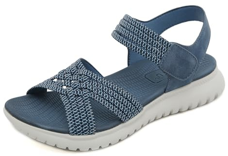Meik Mangni Sandalias Deportivas Mujer Verano Azul 39 EU