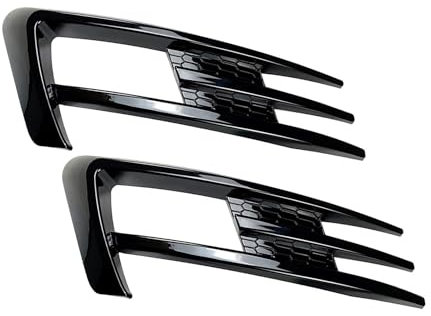 Nebelscheinwerfer Grille Kompatibel Mit VW Für Golf 7 7,5 MK7 GTI GTD R Standard TSI TDI Auto Stoßstange Nebelscheinwerfer Kühlergrill Abdeckung Trim Nebelscheinwerfer Lünette Außenzubehör(2013-2016 1