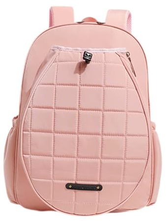 Amagogo Tennisrucksack Badmintontasche Tennistasche Pink für Damen Große Schlägertasche Schlägerhalter für Squashschläger Tennisschläger