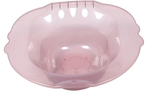 SEWOART Praktisches Sitzbad-basin Für Schwangere Und Senioren Ergonomisches Design Anti-überlauf Aus Strapazierfähigem Kunststoff Für Hämorrhoidenbehandlung Und Wochenbettpflege