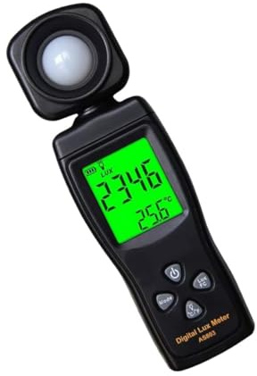 Mikikit Handheld Photometer Für Präzise Lichtmessungen Tragbares Luxmeter Mit LCD-Display Für Garten Fotografie Und Innenräume Industrielle Anwendung Hohe Genauigkeit Und