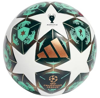 Adidas UEFA Champions League J350 Ball JH1290, Unisex Footballs, Green, 5 EU