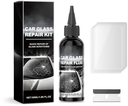 Windshield Repair Kit Zur Reparaturs Von,Glasreparaturflüssigkeit Scheibenkleber Auto,Windschutzscheibe Reparaturset,Glas Reparatur Set,Zur Reparatur Langer Rissen