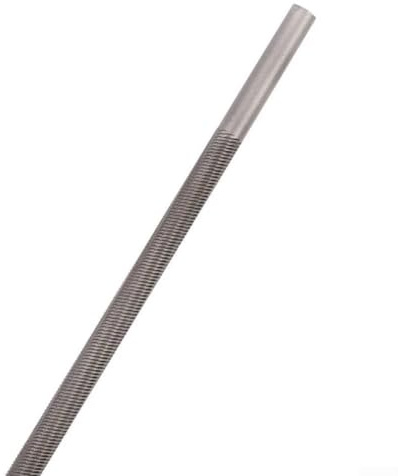 Eawfgtuw Set di lime rotonde per motosega da 12 pezzi da 4 mm per macchina da taglio del legno, lima a doppio grana in acciaio per cuscinetti a denti medi per la lavorazione del legno professionale