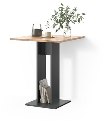 Livinity Esstisch Regusa, Anthrazit, 65 x 78 cm