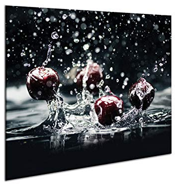Ceramic Induction Hob Protector Cover 60 cm x 52 cm | Kitchen Wall Splashback | Large Chopping Board | Universal Tempered Glass Panel | Worktop Saver | Food Preparation | Sink Cover | by semUp
