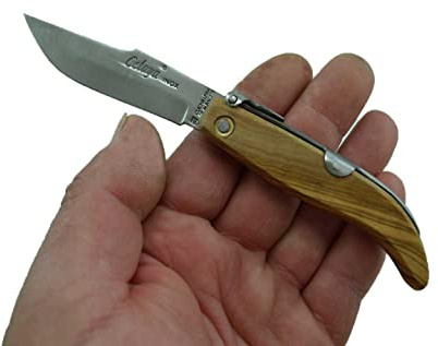 Navaja Celaya Clásica Albaceteña Madera Olivo (7 cm hoja)