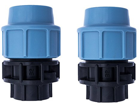 BFG MDPE Fitting für Wasserrohre, 2er Pack, Adapter 32mm