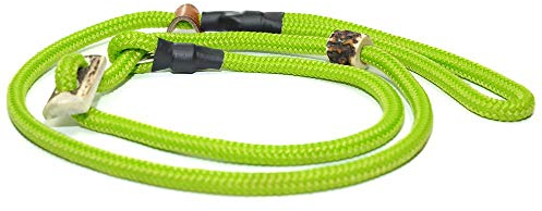 Retriever-Leine/Moxonleine Sporty-Style | robuste Hundeleine aus Tau mit Klemme & Halsbandfunktion | 8mm – besonders griffig & wetterfest | Training, Alltag & Dummyarbeit