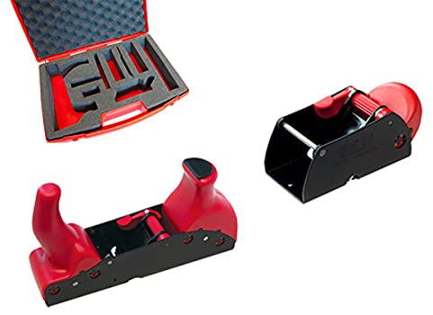 RALI Handholzhobelset für Holzbearbeitung | 1 Koffer mit 220 Monobloc & 105 Monobloc, Handhobelset mit sofortiger Klingentiefeneinstellung, automatischer Klingenausrichtung