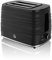 Swan ST31050BN 2 Slice Symphony Toaster with Defrost/Reheat/Cancel Functions, Removable Crumb Tray, 930W, Black