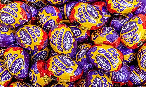Chocolate Creme Eggs (Pack of 12) Ideal Easter Egg Hunts, Treat Cupboard, Party Bag Filler, Christmas Treat