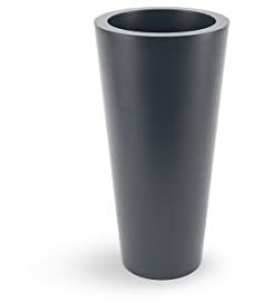 FORVEGA - Pot de Fleurs Venus, Hauteur 70 cm, Design Classique, de la Plus Haute qualité, résistant aux dommages, pour Une Utilisation intérieure et extérieure, Production Polonaise, Anthracite