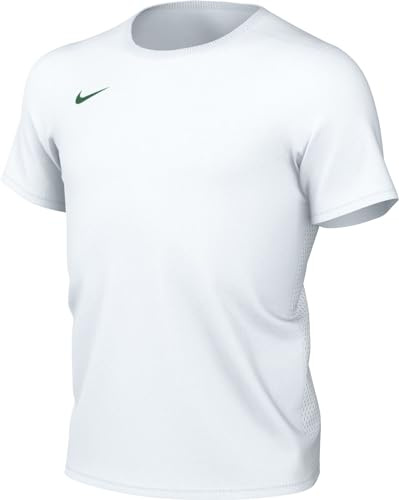Nike Unisex Niños Camiseta de Manga Corta Nk Df Park 7, Blanco y Pino Verde, BV6741-101, S