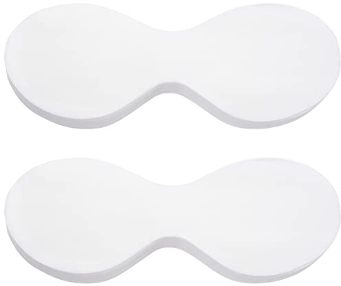 PAGOW 200 Sheets Disposable Non Woven Eye Care, Cotton Paper Facial Eye Pads Spa, DIY Clear Eye Mask Paper Beauty Sheets for Skincare Spa Wrap Moisture Retention