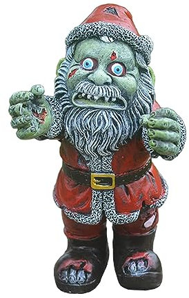 WOTEG Statue Zombie, Statue Nain de Jardin Décoration de Jardin Statues d'Extérieur, Figurine Décor Cimetière Décoration Halloween