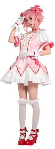 OSIAS Costume da cosplay di Kaname Madoka da Puella Magi Madoka Magica(XS)