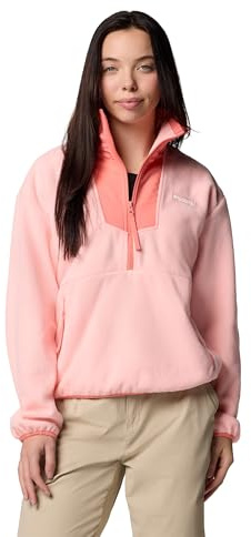 Columbia Sequoia Grove, Felpa in Pile con Zip a Metà Lunghezza da Donna