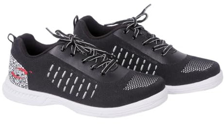 Fooceoute Bowling Shoes,Indoor Bowls Shoes,Mens Lawn Bowling Shoes,Lace Up Lightweight Lawn Bowling Shoes,Men's Athletic Style Bowling Shoes,Cushioning Athletic Sport Shoes,for Beginners